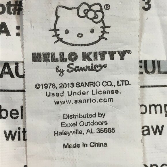 2013 HELLO KITTY Child Sleeping Bag 54" x 27" SANRIO Whimsical Cat Character - Picture 11 of 16